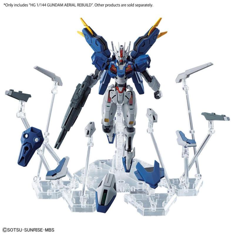 Maqueta bandai hobby mobile suit gundam the witch from mercury hg 1 144 gundam aerial rebuild