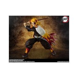 Kyojuro rengoku figura 15 cm demon slayer: kimetsu no yaiba sh figuarts