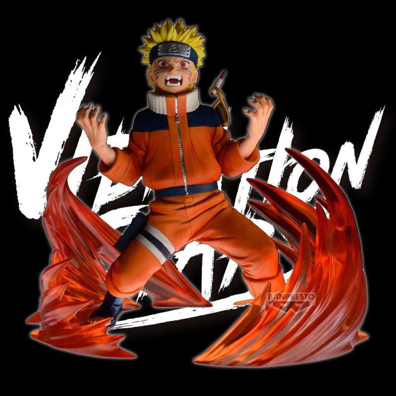 Figura banpresto naruto 72 series 26&27 vibration stars - naruto uzumaki & sasuke uchiha - (a:naruto uzumaki)