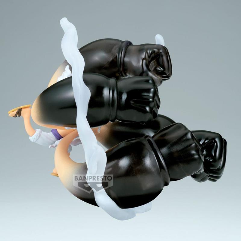 Figura banpresto one piece world collectable special monkey d.luffy gear5 - gum - gum dawn gatling