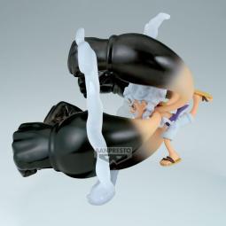 Figura banpresto one piece world collectable special monkey d.luffy gear5 - gum - gum dawn gatling