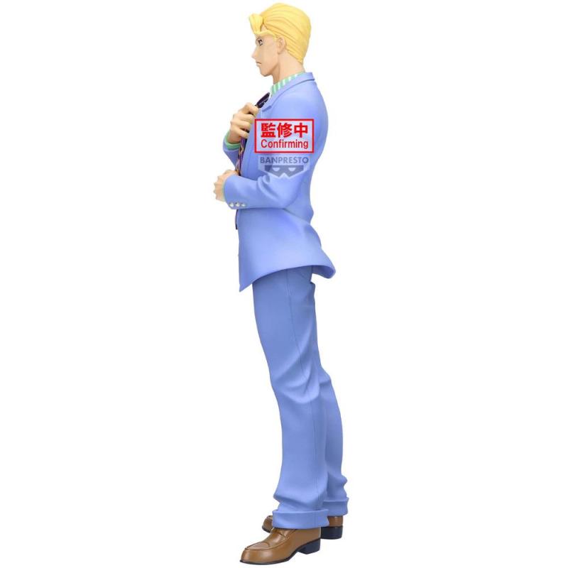 Figura banpresto jojo's bizarre adventure: diamond is unbreakable mometria yoshikage kira