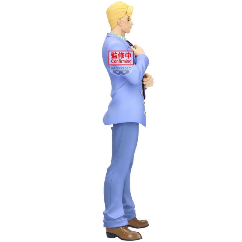 Figura banpresto jojo's bizarre adventure: diamond is unbreakable mometria yoshikage kira