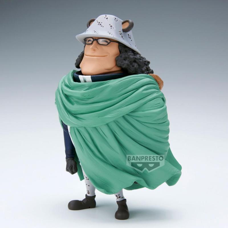 Figura banpresto one piece mega world collectable figure bartholomew kuma