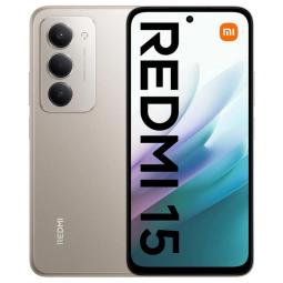 Telefono movil smartphone xiaomi redmi 15 6gb - 128gb - 6.9 pulgadas - gris titan