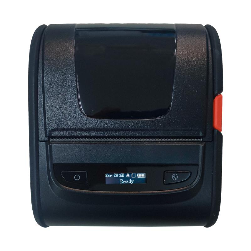 Impresora portátil de ticket y etiquetas mustek mk380ii bluetooth de 80mm + funda para cinturón.