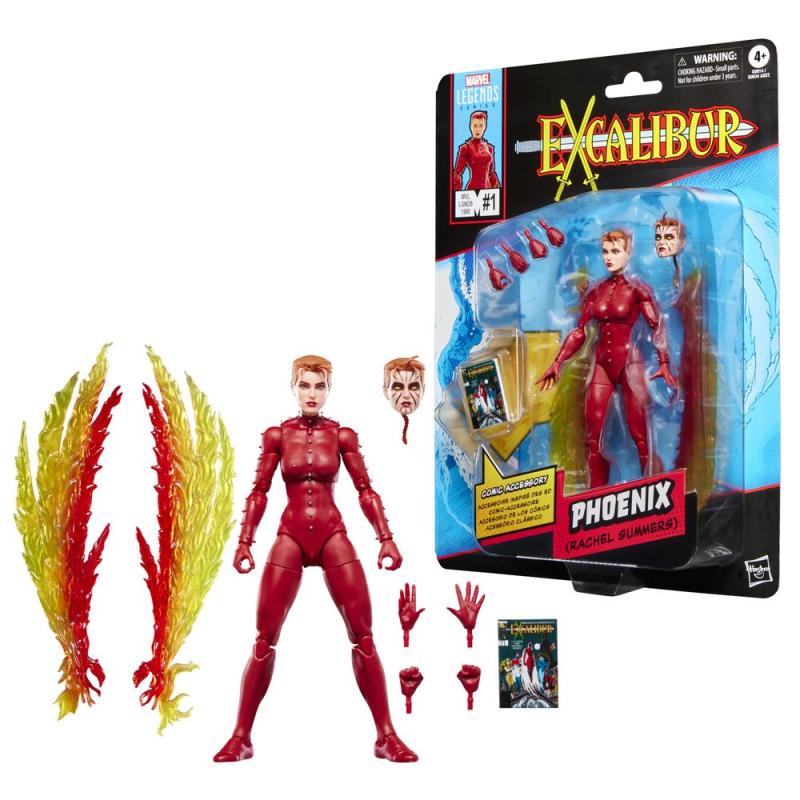 Figura hasbro marvel legends series excalibur phoenix (rachel summers)
