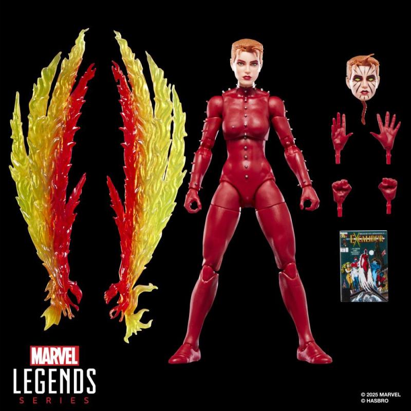Figura hasbro marvel legends series excalibur phoenix (rachel summers)