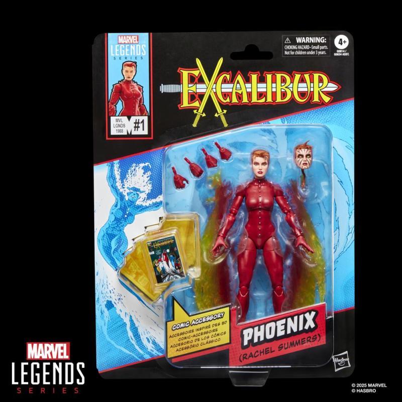 Figura hasbro marvel legends series excalibur phoenix (rachel summers)