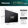 Tv hisense 100 pulgadas qled 4k uhd - 100e7nq - smart tv