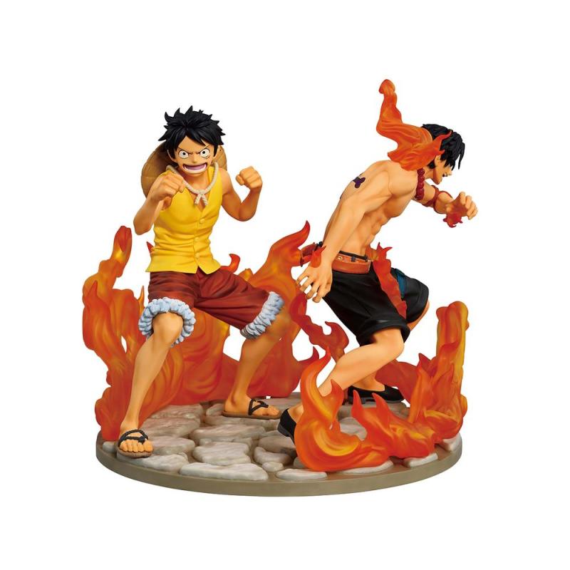 Ichibansho figure one piece ace & luffy (dramatic memories)