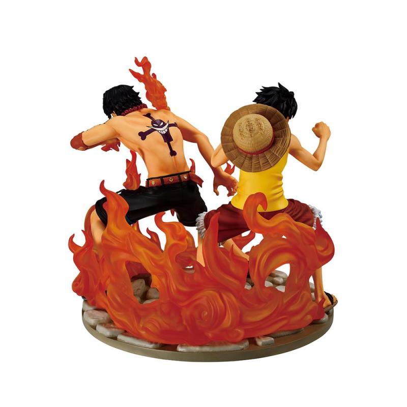 Ichibansho figure one piece ace & luffy (dramatic memories)