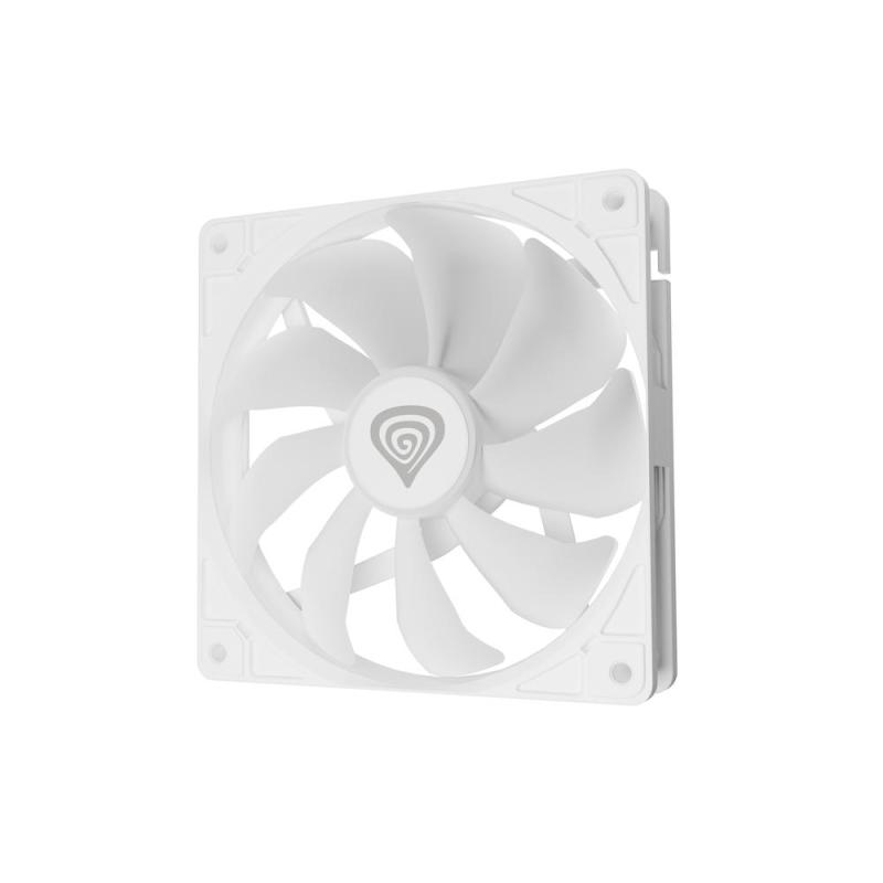 Ventilador caja gaming genesis oxal 120 argb blanco 120mm