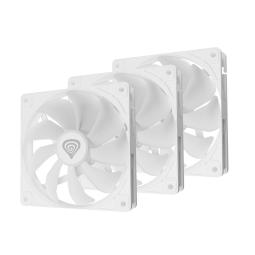 Ventilador caja gaming genesis oxal 120 argb blanco 3 x 120mm