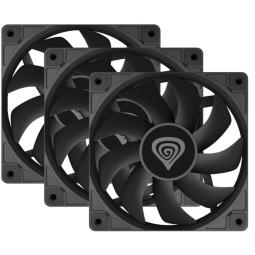 Ventilador caja genesis oxal 120 negro 3 x 120mm