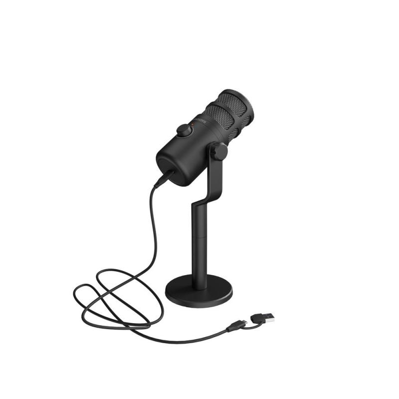 Microfono genesis radium 350d condensador cardiode dinamico usb sobremesa
