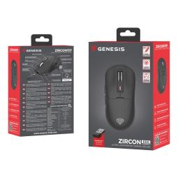 Raton inalambrico gaming genesis zircon 660 negro