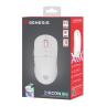 Raton inalambrico gaming genesis zircon xiii blanco
