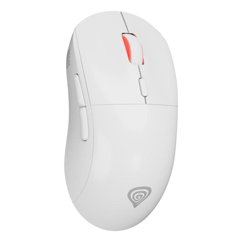 Raton inalambrico gaming genesis zircon xiii blanco