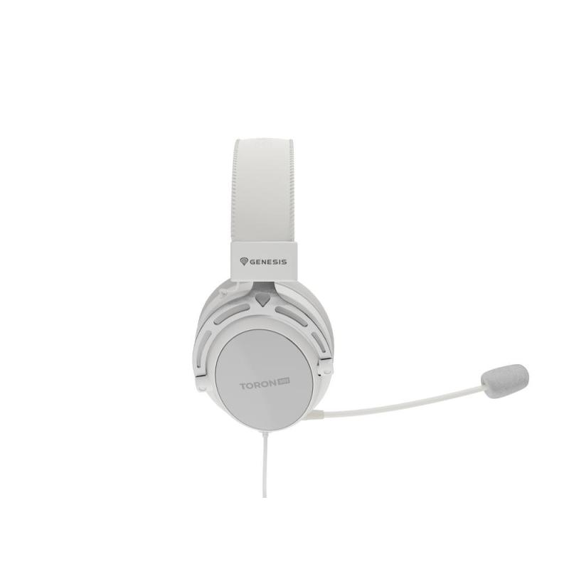 Auriculares gaming genesis toron 301 mini jack blanco