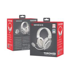 Auriculares gaming genesis toron 301 mini jack blanco