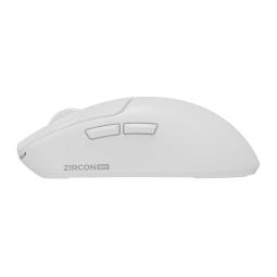Raton inalambrico gaming genesis zircon 500 blanco