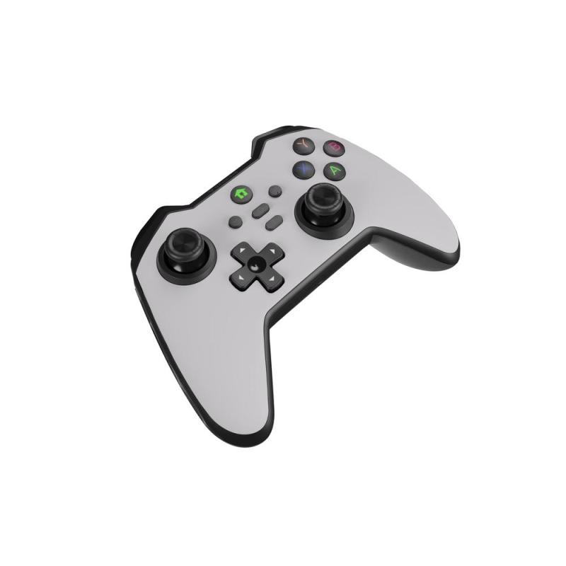 Gamepad genesis mangan 400 inalambrico para pc - switch - mobile blanco