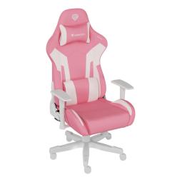 Silla gaming genesis nitro 710 gaslift 4 150kg rosa - blanco