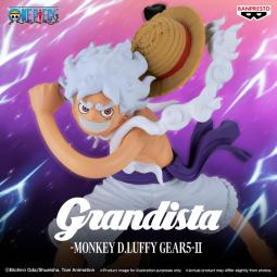 Figura banpresto one piece grandista nero monkey. d. luffy gear 5 ii 22cm