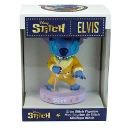 Figura enesco disney stitch elvis traje dorado