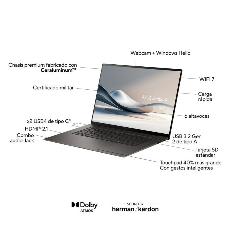 Portatil asus um5606wa - rk320w rai9 - 370 32gb ssd 1tb 16 pulgadas