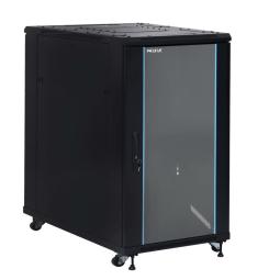 Armario rack 19 pulgadas phasak - pro 22u negro 600x1000 montado