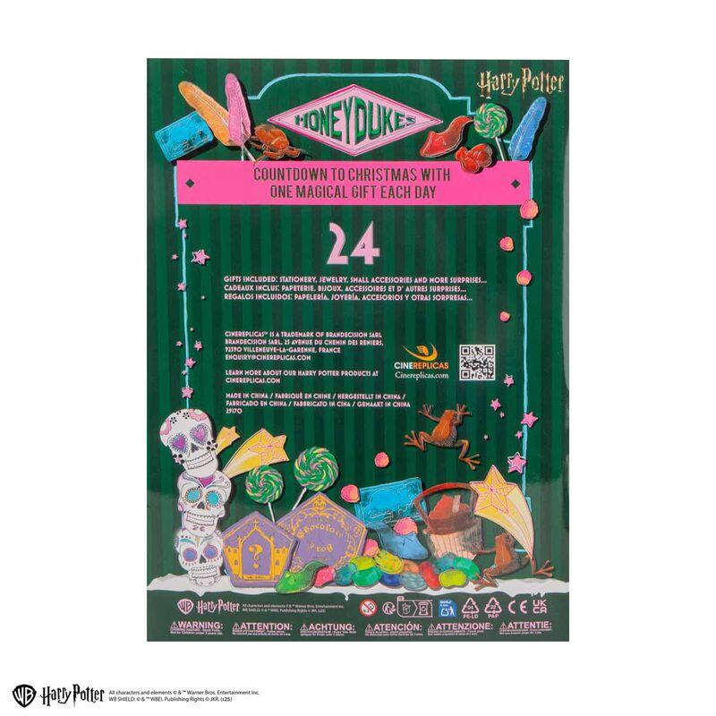 Calendario de adviento cinereplicas harry potter honeydukes
