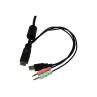 Conmutador kvm star tech 2 usb 2 hdmi switch