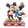 Figura enesco disney mickey & minnie love