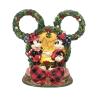 Figura diorama enesco disney mickey y minnie