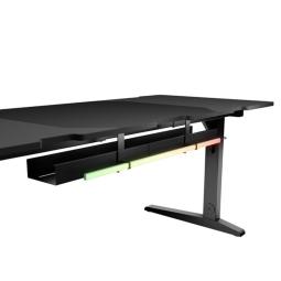 Mesa gaming genesis holm modular 160 rgb esquina negro 160x75 cm