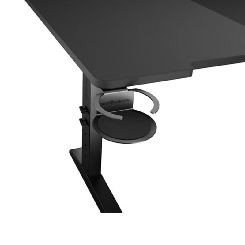 Mesa gaming genesis holm modular 160 rgb esquina negro 160x75 cm