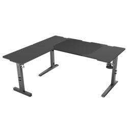 Mesa gaming genesis holm modular 160 rgb esquina negro 160x75 cm