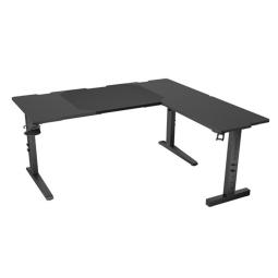 Mesa gaming genesis holm modular 160 rgb esquina negro 160x75 cm