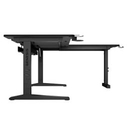 Mesa gaming genesis holm modular 160 rgb esquina negro 160x75 cm