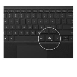Teclado microsoft surface pro 12 pulgadas gris