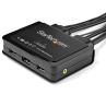 Conmutador kvm star tech 2 usb 2 hdmi switch 4k