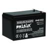 Bateria phasak phb 1212 compatible para sais 12ah 12v acido - plomo