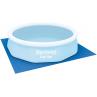 Bestway 58001 -   tapiz de suelo para piscina azul 335x335 cm - Imagen 1