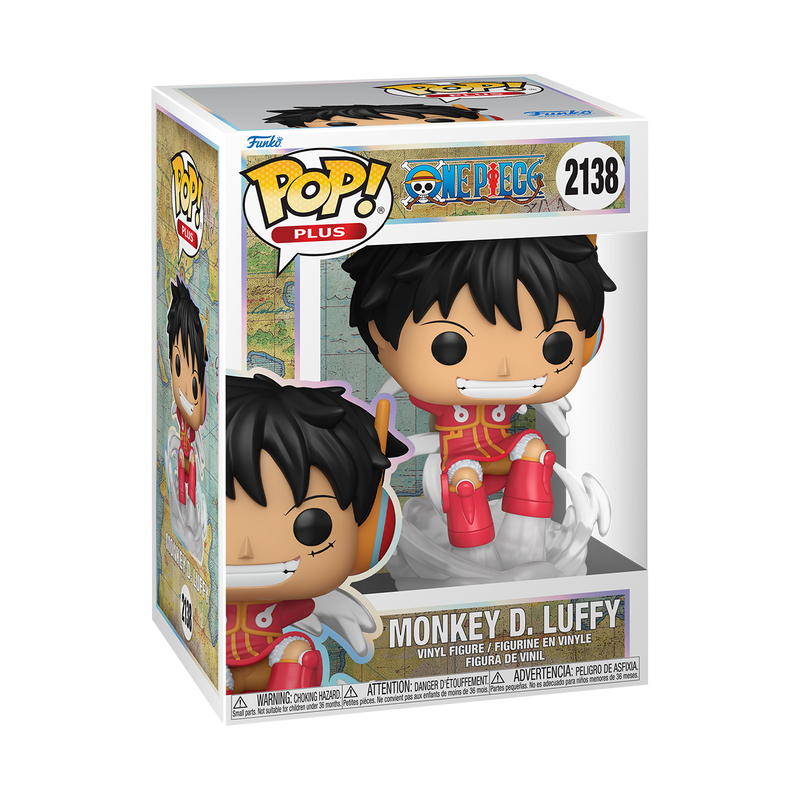 Funko pop plus: one piece monkey d. luffy egghead