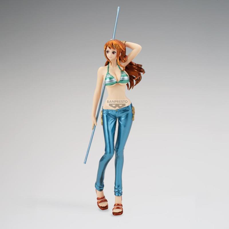 Figura banpresto one piece glitter & glamours nami special color ver.a