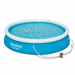 Bestway 57274 -  piscina desmontable autoportante fast set 366x76 cm depuradora de cartucho de 1.249 litros - hora - Imagen 1