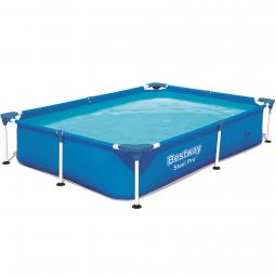 Bestway 56401 -  piscina despontable steel pro 221x150x43 cm - Imagen 1