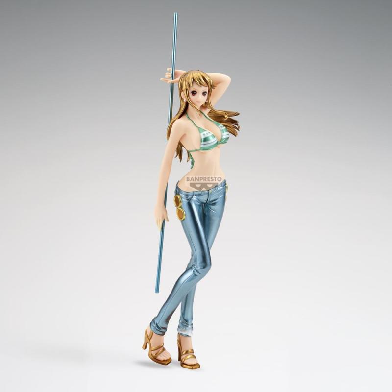 Figura banpresto one piece glitter & glamours nami special color ver.b